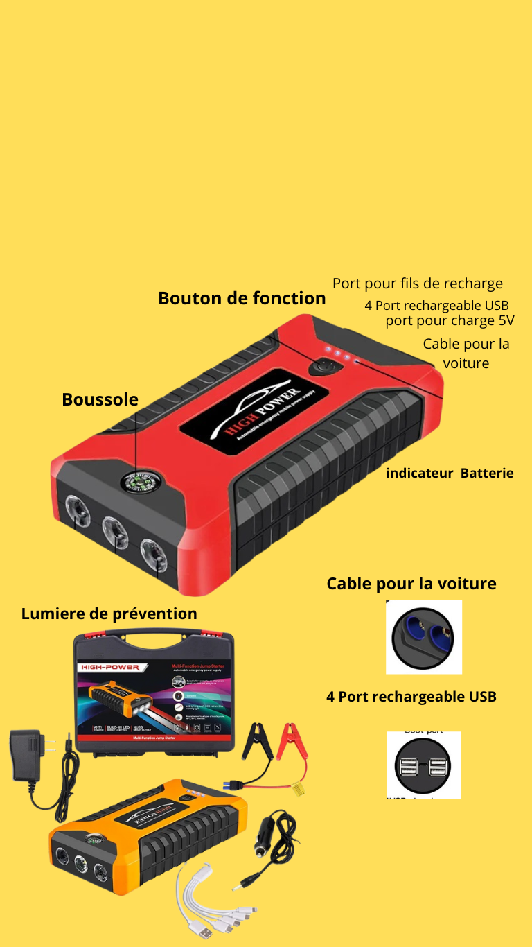 Chargeur à batterie  multifonctionnel™